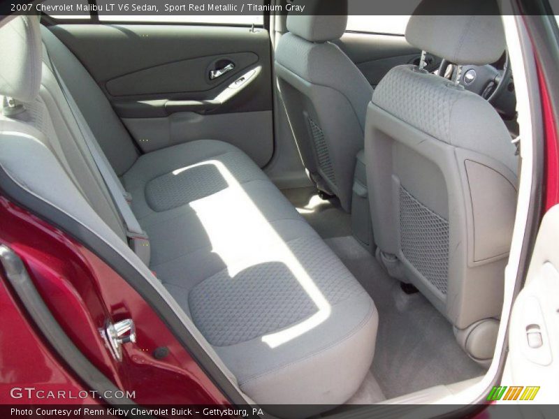 Sport Red Metallic / Titanium Gray 2007 Chevrolet Malibu LT V6 Sedan