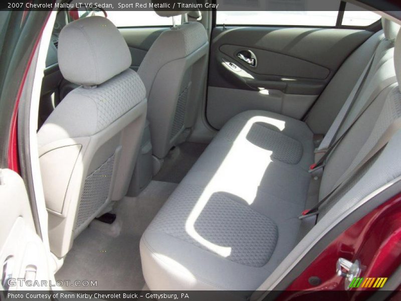 Sport Red Metallic / Titanium Gray 2007 Chevrolet Malibu LT V6 Sedan