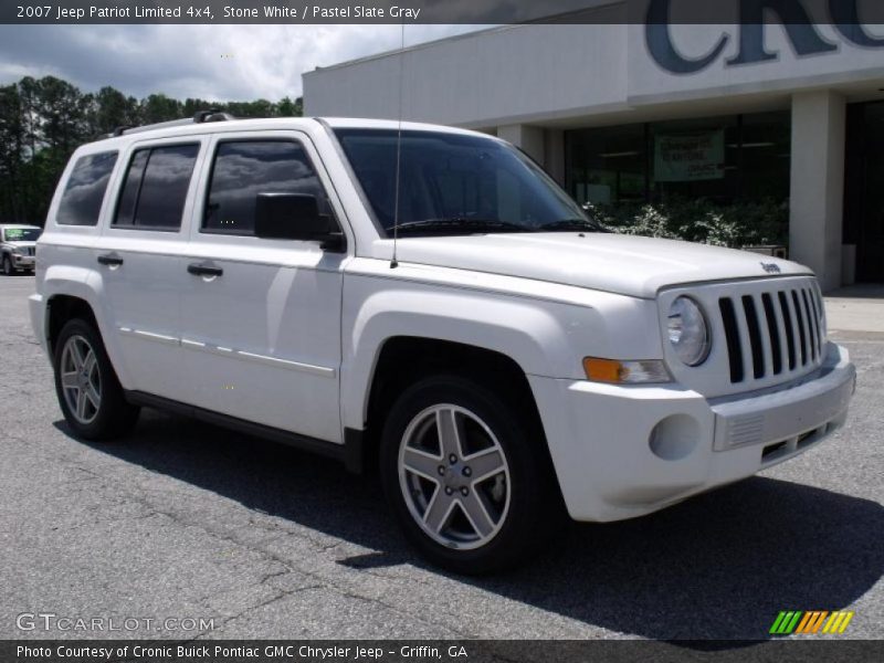 Stone White / Pastel Slate Gray 2007 Jeep Patriot Limited 4x4