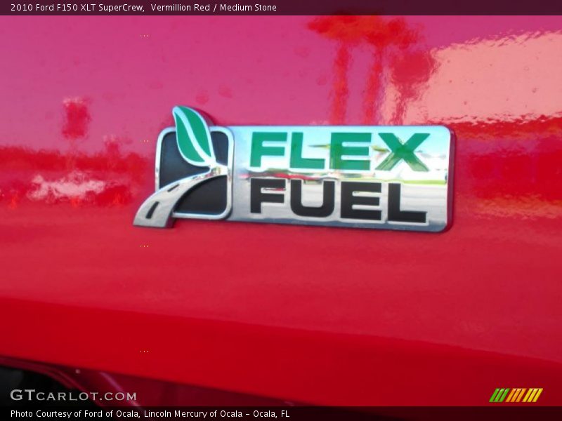 Vermillion Red / Medium Stone 2010 Ford F150 XLT SuperCrew