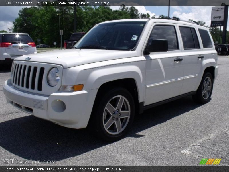 Stone White / Pastel Slate Gray 2007 Jeep Patriot Limited 4x4