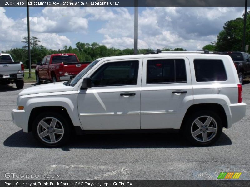 Stone White / Pastel Slate Gray 2007 Jeep Patriot Limited 4x4