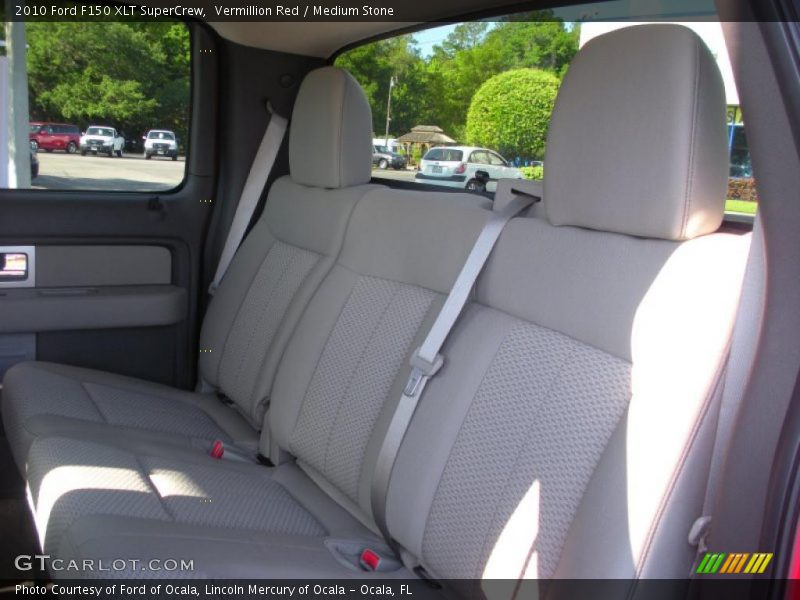 Vermillion Red / Medium Stone 2010 Ford F150 XLT SuperCrew