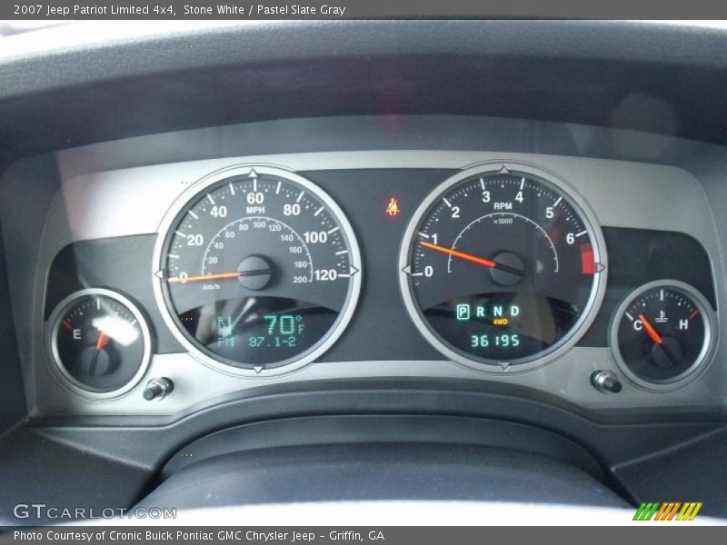 Stone White / Pastel Slate Gray 2007 Jeep Patriot Limited 4x4