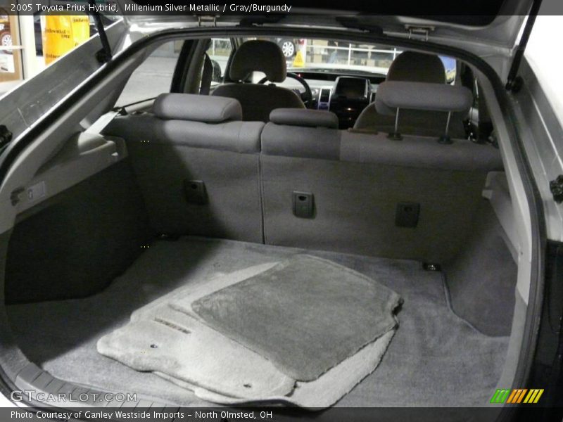 Millenium Silver Metallic / Gray/Burgundy 2005 Toyota Prius Hybrid