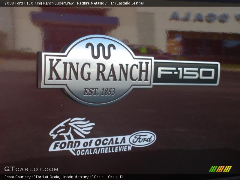 Redfire Metallic / Tan/Castaño Leather 2008 Ford F150 King Ranch SuperCrew