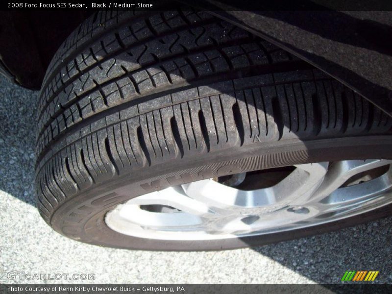 Black / Medium Stone 2008 Ford Focus SES Sedan