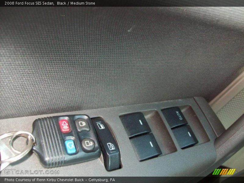 Black / Medium Stone 2008 Ford Focus SES Sedan