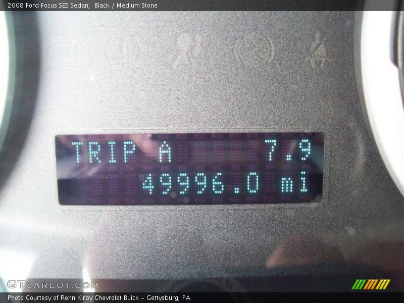 Black / Medium Stone 2008 Ford Focus SES Sedan