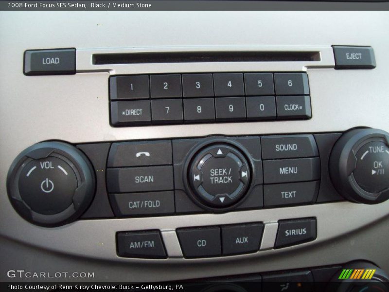 Black / Medium Stone 2008 Ford Focus SES Sedan
