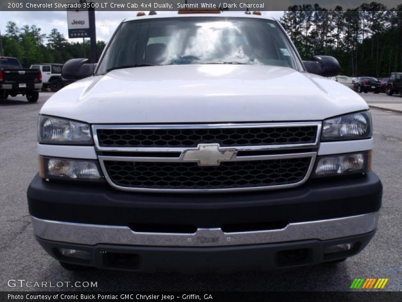 Summit White / Dark Charcoal 2005 Chevrolet Silverado 3500 LT Crew Cab 4x4 Dually