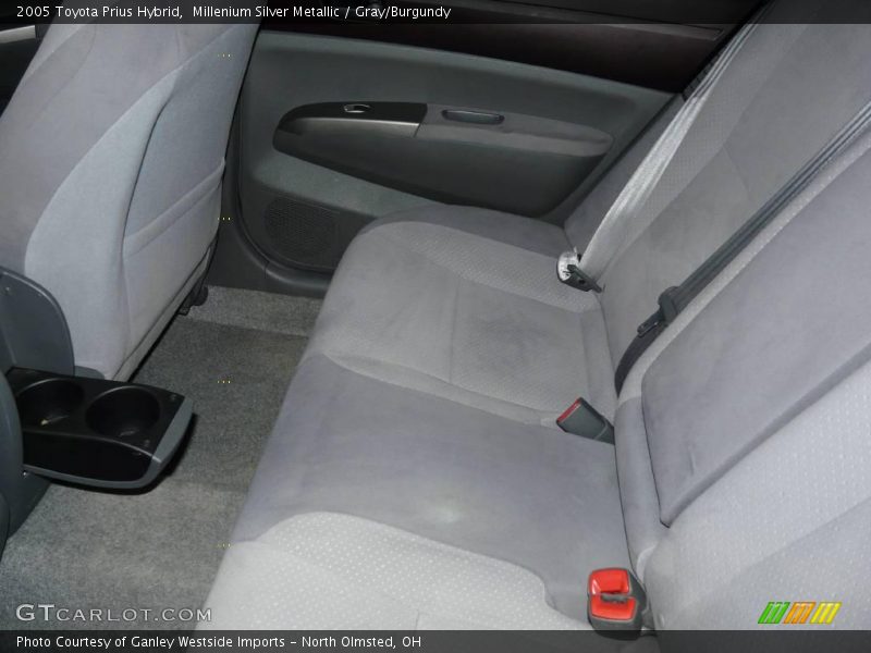 Millenium Silver Metallic / Gray/Burgundy 2005 Toyota Prius Hybrid