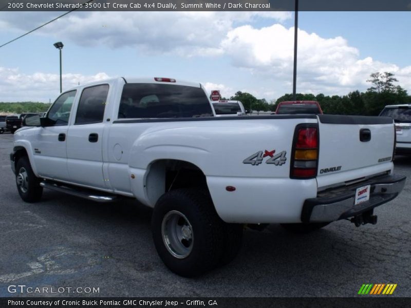 Summit White / Dark Charcoal 2005 Chevrolet Silverado 3500 LT Crew Cab 4x4 Dually