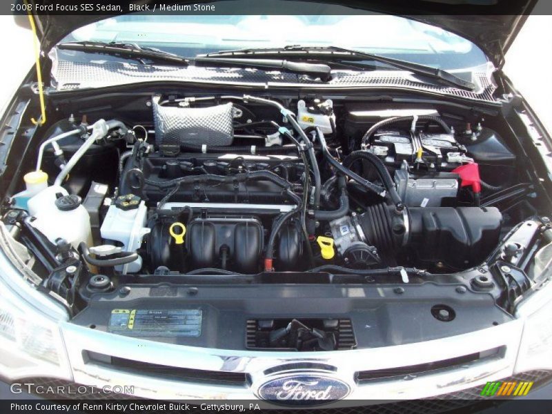 Black / Medium Stone 2008 Ford Focus SES Sedan