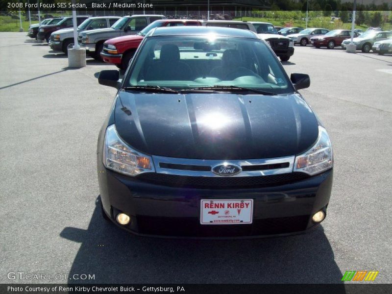 Black / Medium Stone 2008 Ford Focus SES Sedan