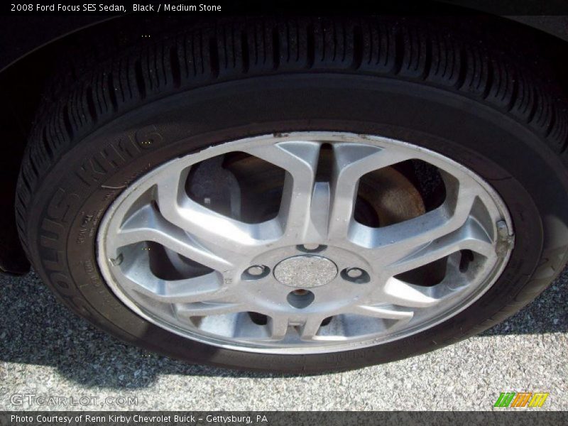 Black / Medium Stone 2008 Ford Focus SES Sedan