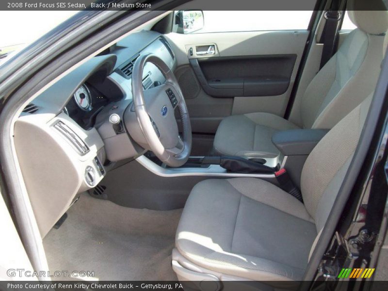 Black / Medium Stone 2008 Ford Focus SES Sedan