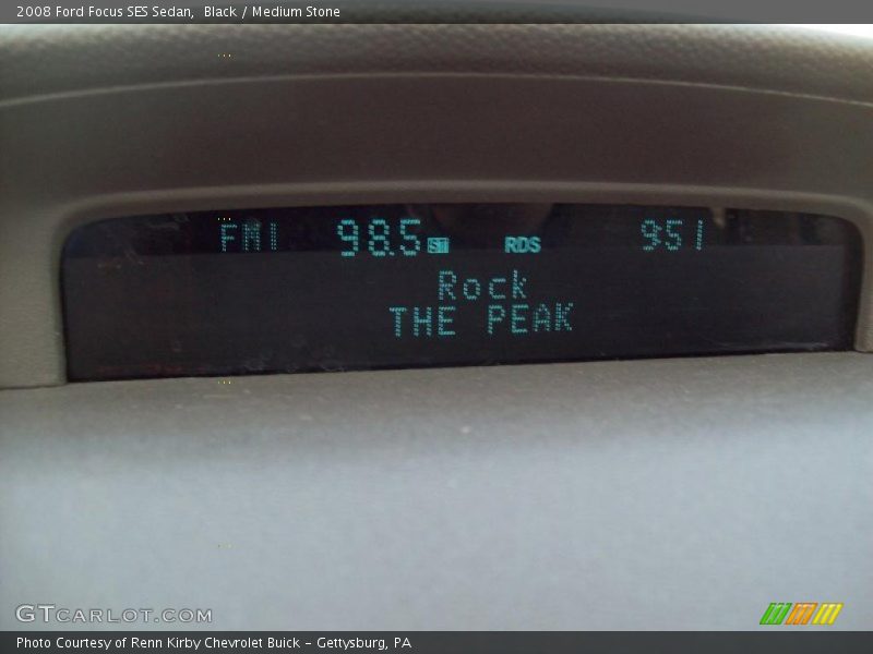 Black / Medium Stone 2008 Ford Focus SES Sedan