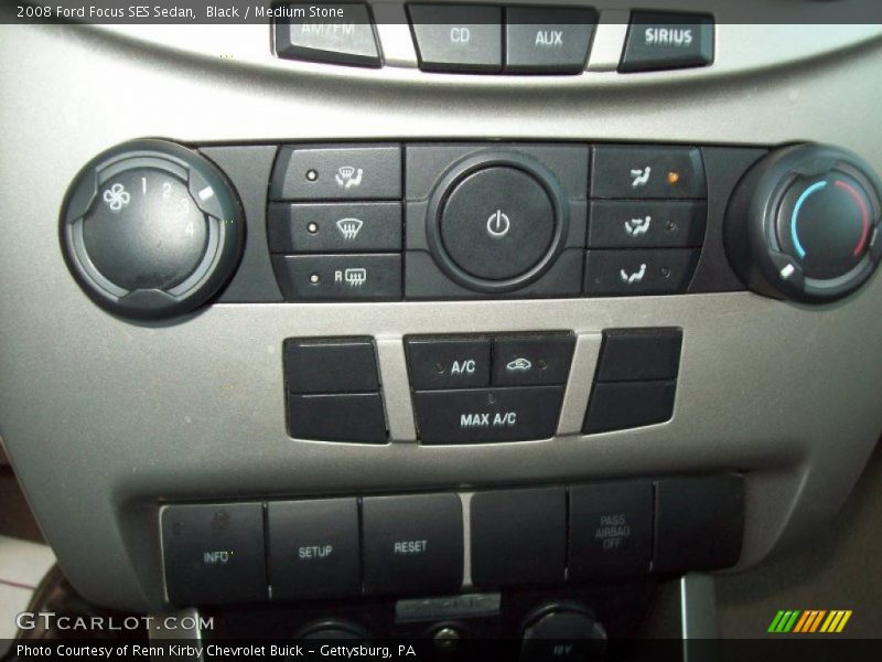 Black / Medium Stone 2008 Ford Focus SES Sedan