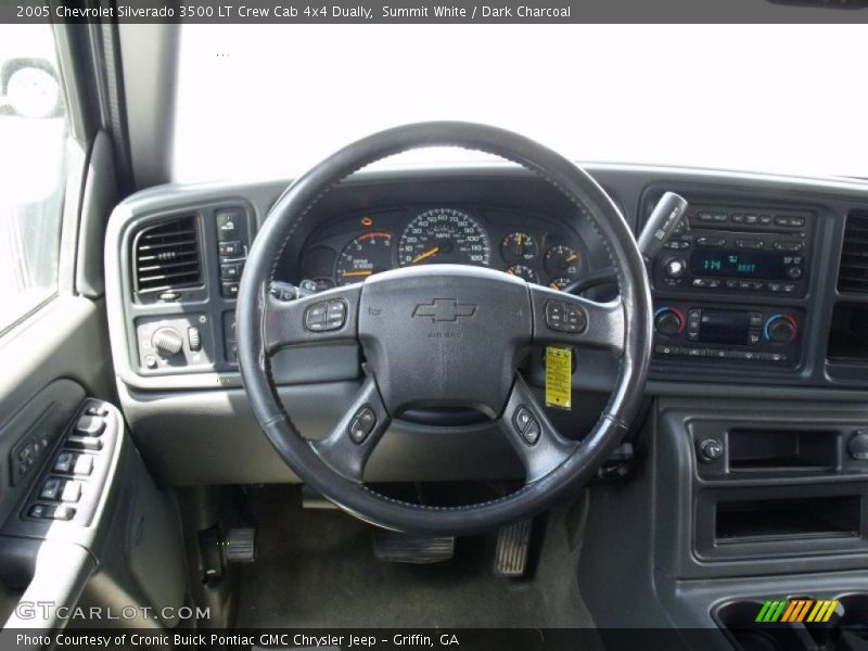Summit White / Dark Charcoal 2005 Chevrolet Silverado 3500 LT Crew Cab 4x4 Dually