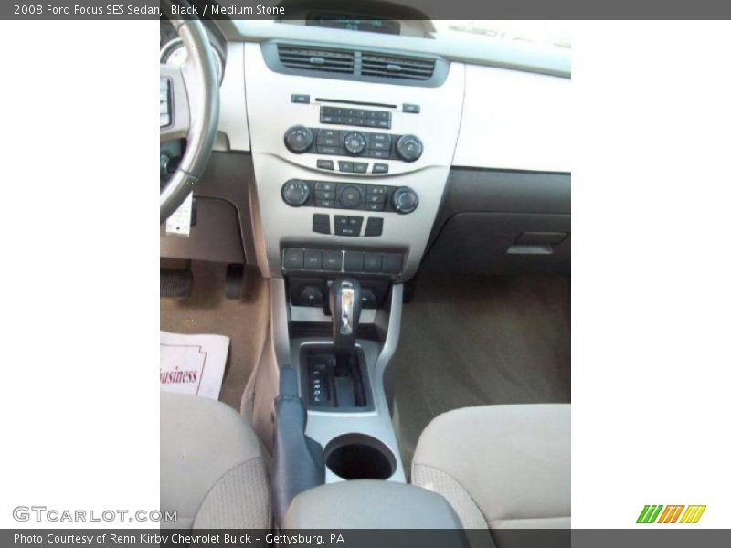 Black / Medium Stone 2008 Ford Focus SES Sedan