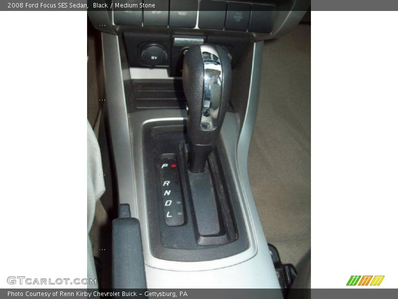 Black / Medium Stone 2008 Ford Focus SES Sedan