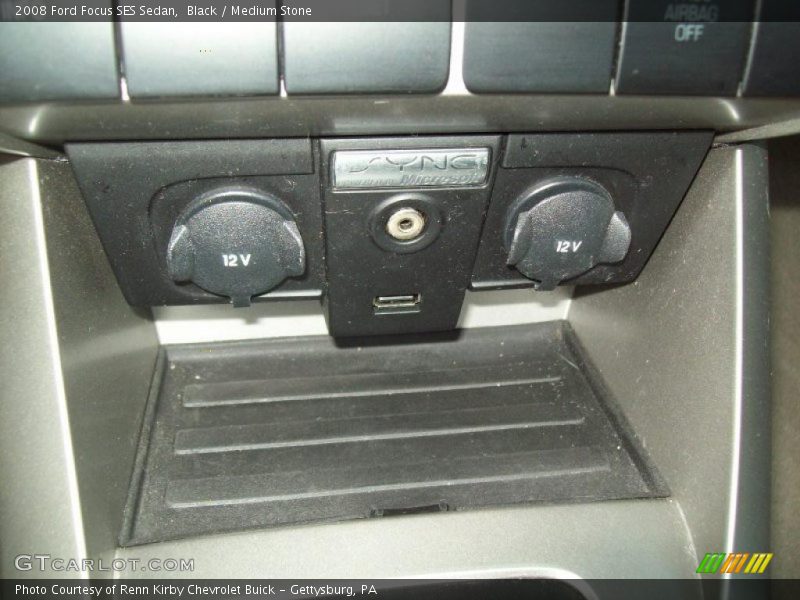 Black / Medium Stone 2008 Ford Focus SES Sedan