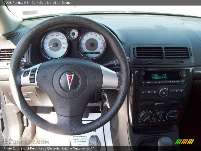 Dark Slate Metallic / Ebony 2008 Pontiac G5