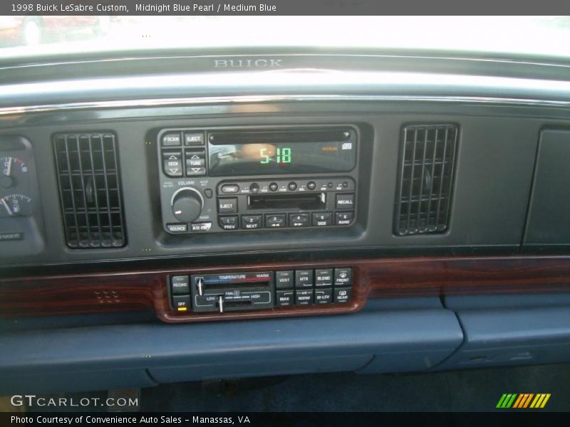 Midnight Blue Pearl / Medium Blue 1998 Buick LeSabre Custom