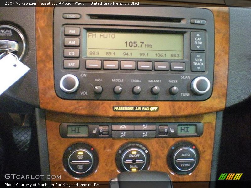 United Grey Metallic / Black 2007 Volkswagen Passat 3.6 4Motion Wagon
