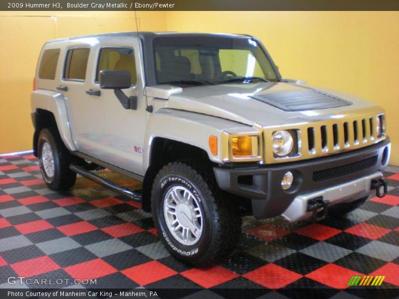 Boulder Gray Metallic / Ebony/Pewter 2009 Hummer H3