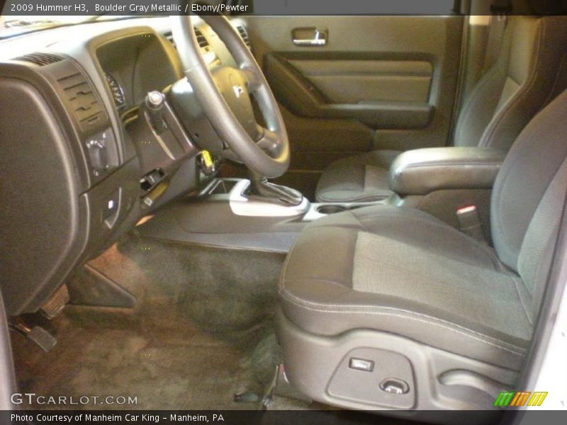 Boulder Gray Metallic / Ebony/Pewter 2009 Hummer H3