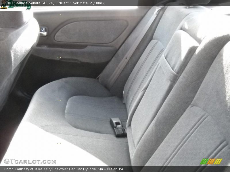 Brilliant Silver Metallic / Black 2003 Hyundai Sonata GLS V6