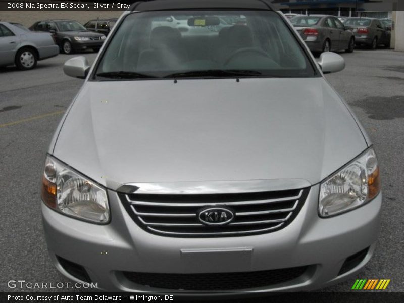 Silver / Gray 2008 Kia Spectra EX Sedan