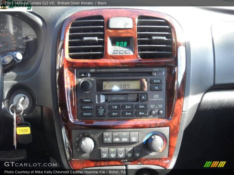 Brilliant Silver Metallic / Black 2003 Hyundai Sonata GLS V6