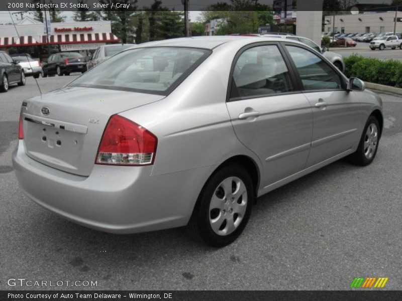 Silver / Gray 2008 Kia Spectra EX Sedan