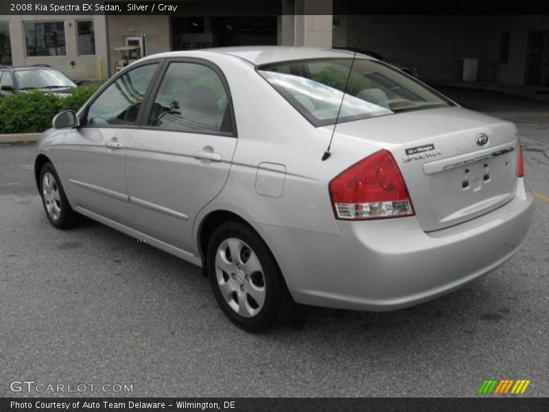 Silver / Gray 2008 Kia Spectra EX Sedan