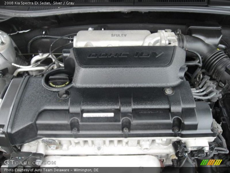 Silver / Gray 2008 Kia Spectra EX Sedan