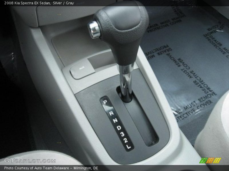 Silver / Gray 2008 Kia Spectra EX Sedan