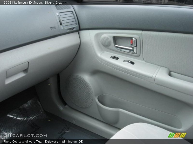 Silver / Gray 2008 Kia Spectra EX Sedan