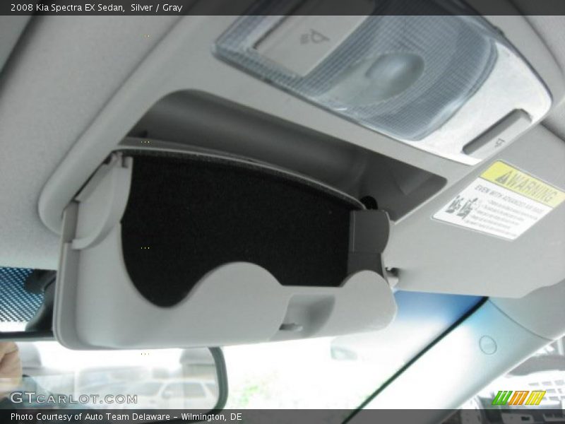 Silver / Gray 2008 Kia Spectra EX Sedan