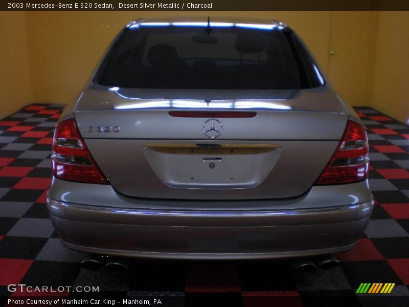 Desert Silver Metallic / Charcoal 2003 Mercedes-Benz E 320 Sedan