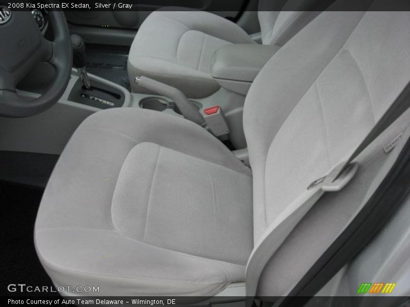 Silver / Gray 2008 Kia Spectra EX Sedan