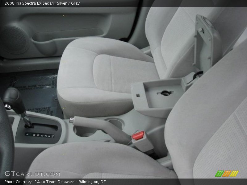 Silver / Gray 2008 Kia Spectra EX Sedan