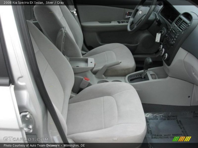 Silver / Gray 2008 Kia Spectra EX Sedan