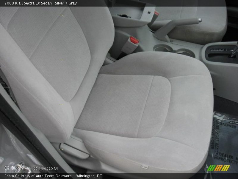 Silver / Gray 2008 Kia Spectra EX Sedan