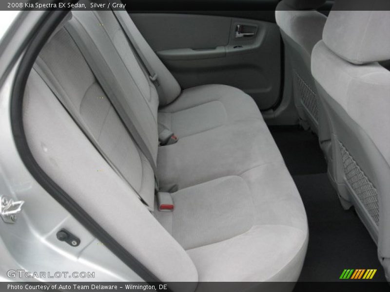 Silver / Gray 2008 Kia Spectra EX Sedan