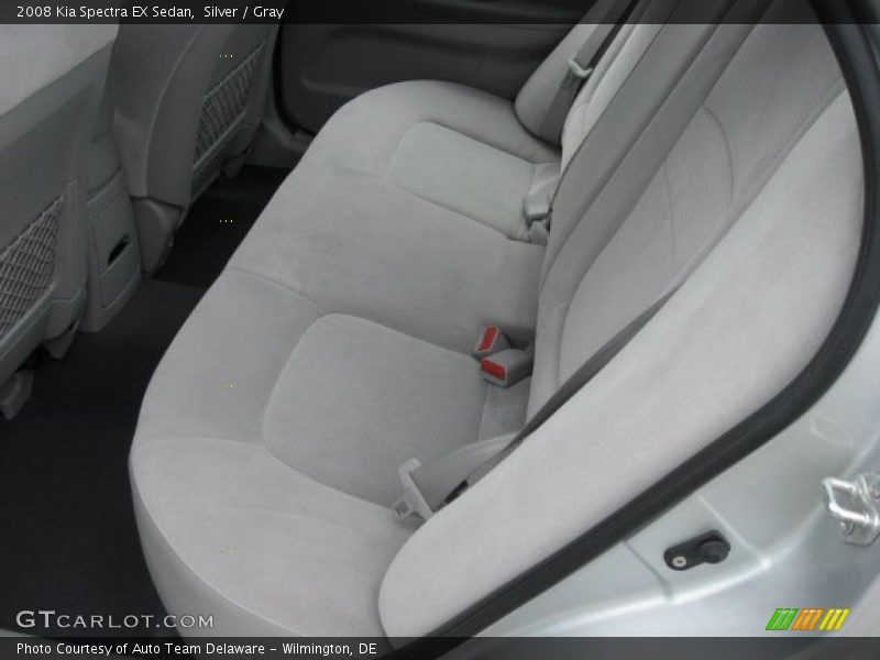 Silver / Gray 2008 Kia Spectra EX Sedan