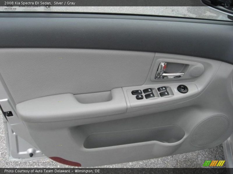 Silver / Gray 2008 Kia Spectra EX Sedan