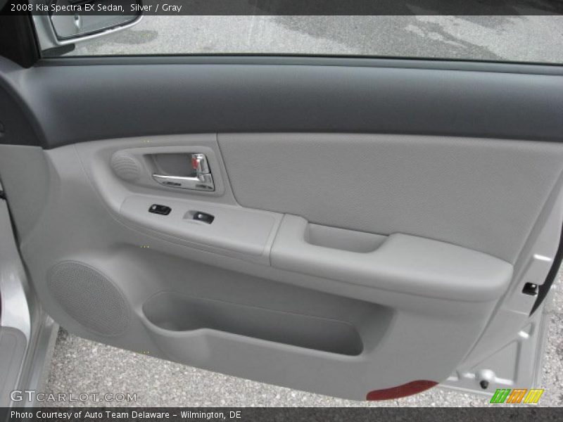 Silver / Gray 2008 Kia Spectra EX Sedan
